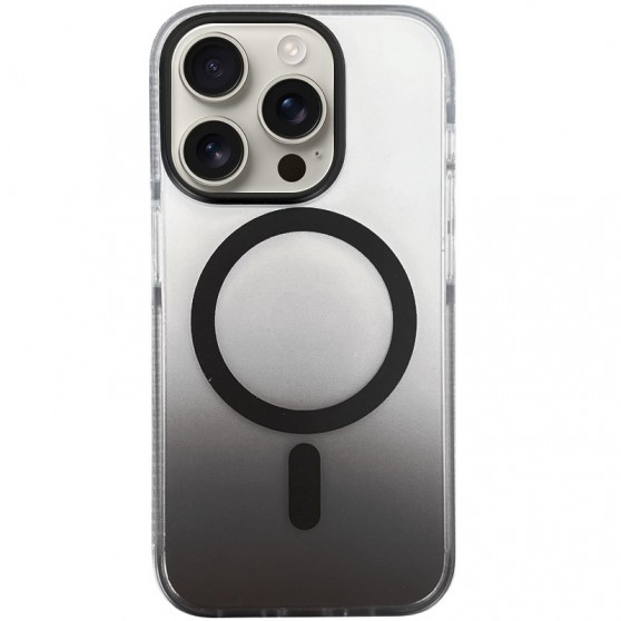 Чехол TPU+PC Phantom with MagSafe для Apple iPhone 16 Pro (6.3") Black