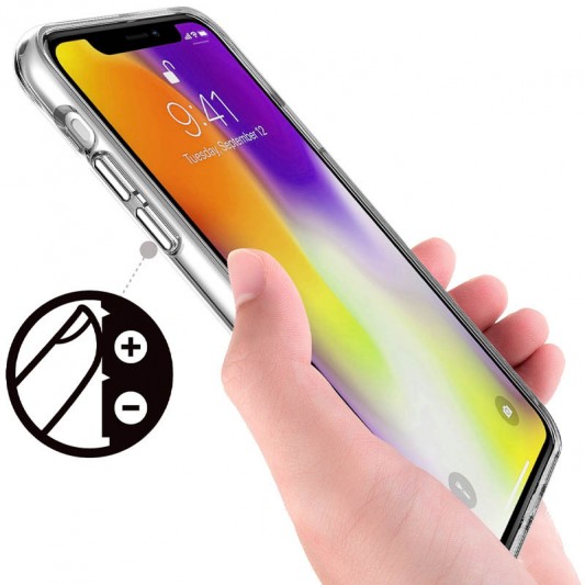 Чехол TPU Space Case transparent для Apple iPhone 7 / 8 / SE (2020) (4.7") Прозрачный - изображение 3