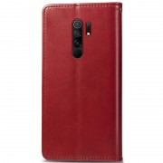 Шкіряний чохол-книжка GETMAN Gallant (PU) для Xiaomi Redmi 9 Червоний