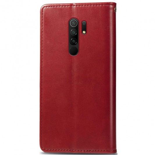 Шкіряний чохол-книжка GETMAN Gallant (PU) для Xiaomi Redmi 9 Червоний - зображення 1 