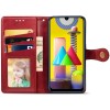 Шкіряний чохол-книжка GETMAN Gallant (PU) для Xiaomi Redmi 9 Червоний