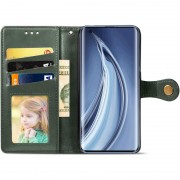 Кожаный чехол-книжка GETMAN Gallant (PU) для Xiaomi Redmi 9 Зеленый