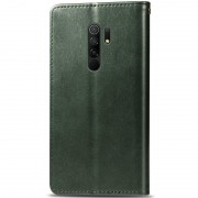 Кожаный чехол-книжка GETMAN Gallant (PU) для Xiaomi Redmi 9 Зеленый