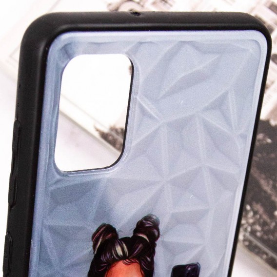 TPU+PC чохол Prisma Ladies для Samsung Galaxy A31 Black in White