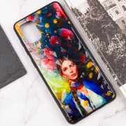 TPU+PC чехол Prisma Ladies для Samsung Galaxy A31 Peonies