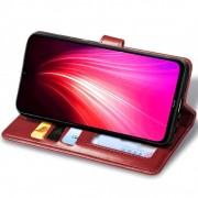 Кожаный чехол-книжка GETMAN Gallant (PU) для Samsung Galaxy A12 / M12 Красный