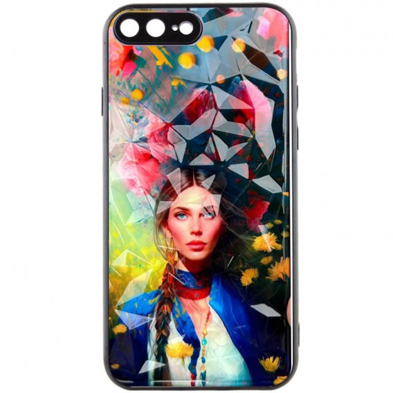 TPU+PC чехол Prisma Ladies для Apple iPhone 7 plus / 8 plus (5.5") Peonies