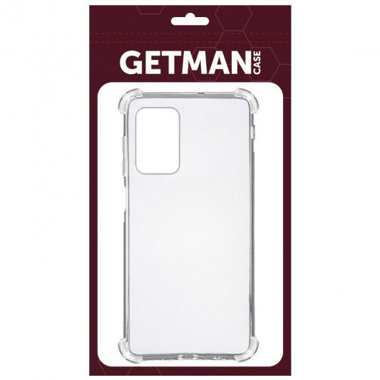 TPU чехол GETMAN Ease logo усиленные углы для Samsung Galaxy A32 5G Бесцветный (прозрачный) - изображение 1