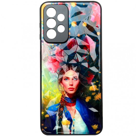 TPU+PC чехол Prisma Ladies для Samsung Galaxy A32 4G Peonies