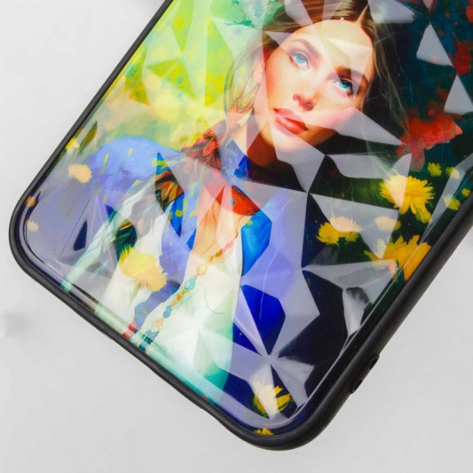 TPU+PC чехол Prisma Ladies для Samsung Galaxy A32 4G Peonies - изображение 2