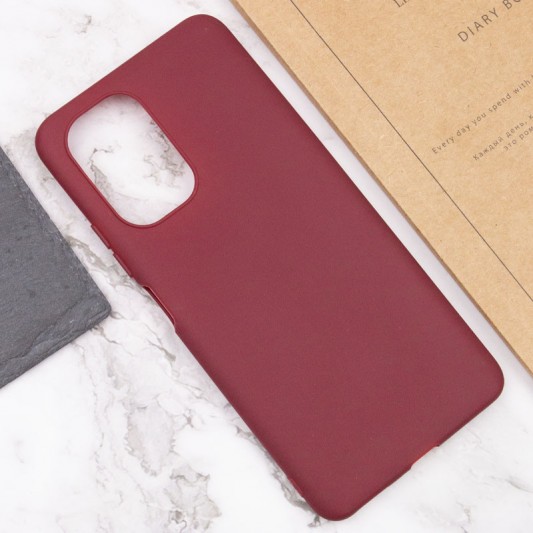 Силіконовий чохол Candy для Xiaomi Redmi Note 10 / Note 10s Бордовий - зображення 3 