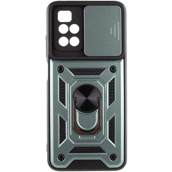 Ударостійкий чохол Camshield Serge Ring для Xiaomi Redmi 10 Зелений