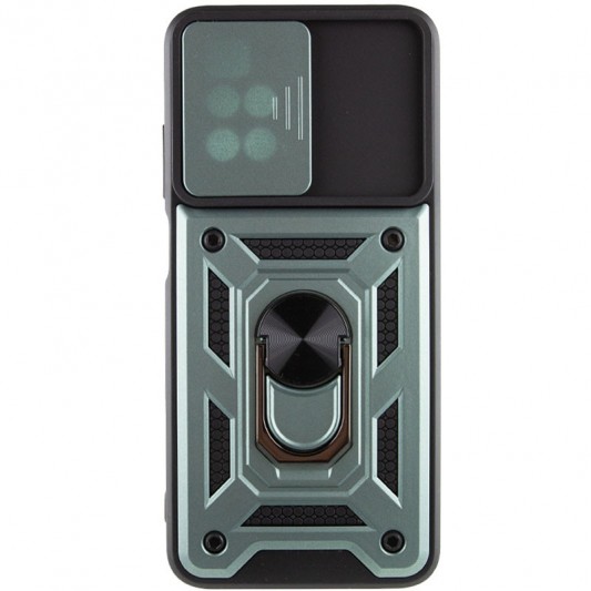 Ударостійкий чохол Camshield Serge Ring для Xiaomi Redmi 10 Зелений - зображення 2 