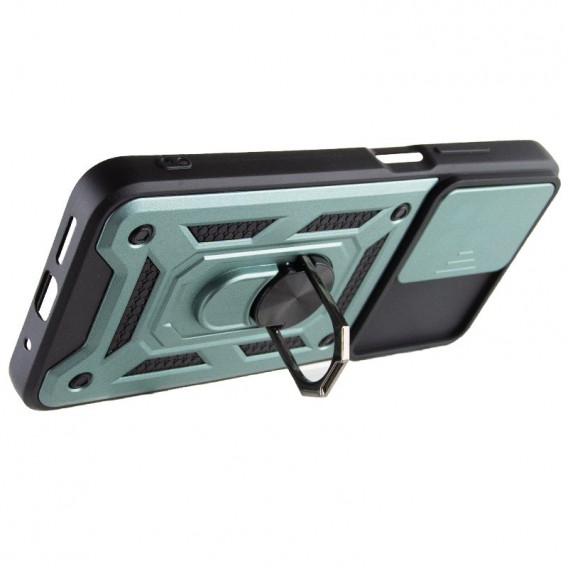 Ударостійкий чохол Camshield Serge Ring для Xiaomi Redmi 10 Зелений