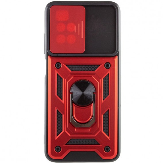 Ударостійкий чохол Camshield Serge Ring для Xiaomi Redmi 10 Червоний