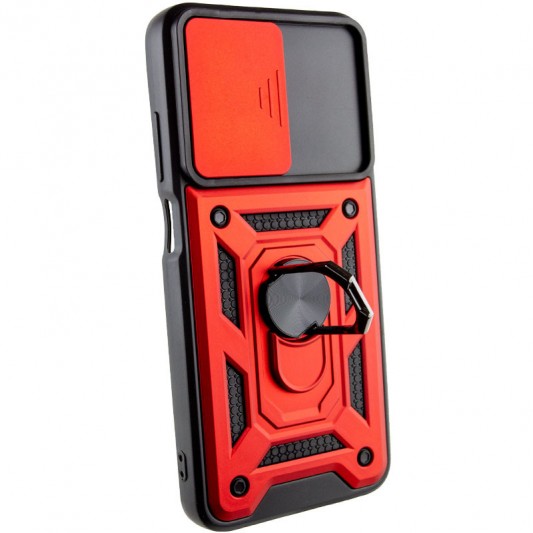 Ударостійкий чохол Camshield Serge Ring для Xiaomi Redmi 10 Червоний - зображення 3 