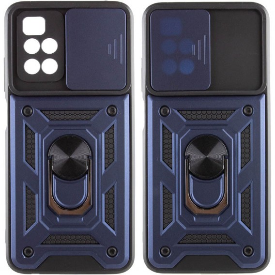 Ударостійкий чохол Camshield Serge Ring для Xiaomi Redmi 10 Синій