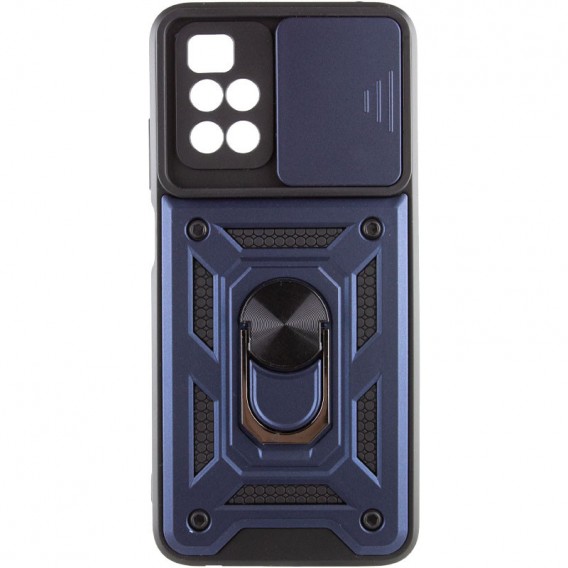 Ударостійкий чохол Camshield Serge Ring для Xiaomi Redmi 10 Синій