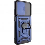 Ударопрочный чехол Camshield Serge Ring для Xiaomi Redmi 10 Синий