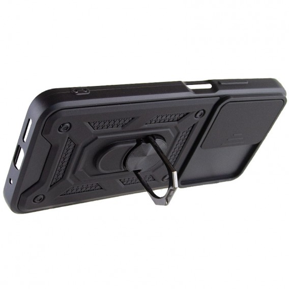 Ударостійкий чохол Camshield Serge Ring для Xiaomi Redmi 10 Чорний