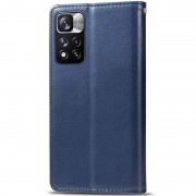 Кожаный чехол-книжка GETMAN Gallant (PU) для Xiaomi Redmi Note 11 Pro 4G/5G / 12 Pro 4G Синий