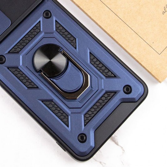 Ударостійкий чохол Camshield Serge Ring для Samsung Galaxy A34 5G Синій - зображення 5 