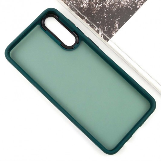 Чехол TPU+PC Lyon Frosted для Samsung Galaxy A50 (A505F) / A50s / A30s Green - изображение 2