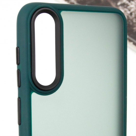 Чехол TPU+PC Lyon Frosted для Samsung Galaxy A50 (A505F) / A50s / A30s Green - изображение 4
