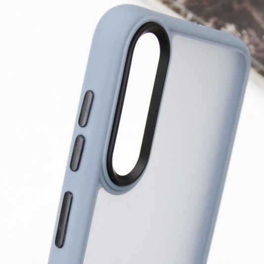 Чохол TPU+PC Lyon Frosted для Samsung Galaxy A50 (A505F) / A50s / A30s Sierra Blue - зображення 3 
