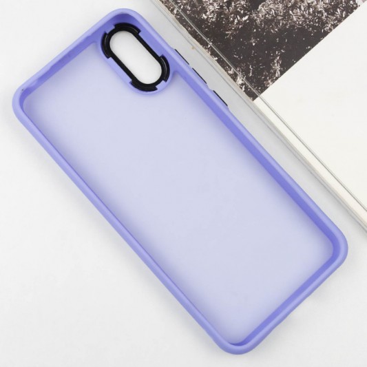 Чехол TPU+PC Lyon Frosted для Xiaomi Redmi 9A Purple - изображение 2