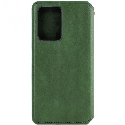 Шкіряний чохол-книжка GETMAN Cubic (PU) для Samsung Galaxy S23 FE Зелений - зображення 1 