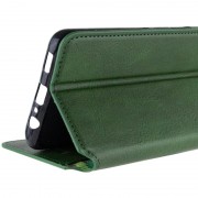 Шкіряний чохол-книжка GETMAN Cubic (PU) для Samsung Galaxy S23 FE Зелений