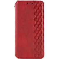 Кожаный чехол-книжка GETMAN Cubic (PU) для Samsung Galaxy S23 FE Красный