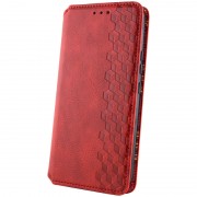 Кожаный чехол-книжка GETMAN Cubic (PU) для Samsung Galaxy S23 FE Красный