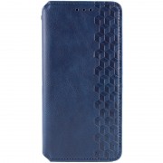 Кожаный чехол-книжка GETMAN Cubic (PU) для Samsung Galaxy S23 FE Синий