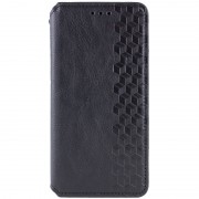 Кожаный чехол-книжка GETMAN Cubic (PU) для Samsung Galaxy S23 FE Черный