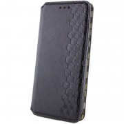 Шкіряний чохол-книжка GETMAN Cubic (PU) для Samsung Galaxy S23 FE Чорний