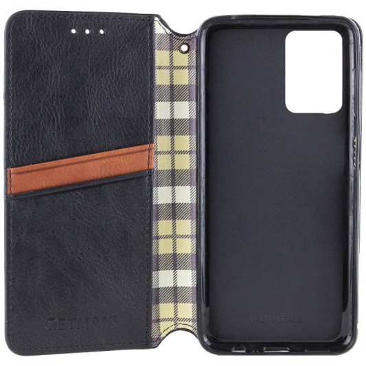 Шкіряний чохол-книжка GETMAN Cubic (PU) для Samsung Galaxy S23 FE Чорний - зображення 3 