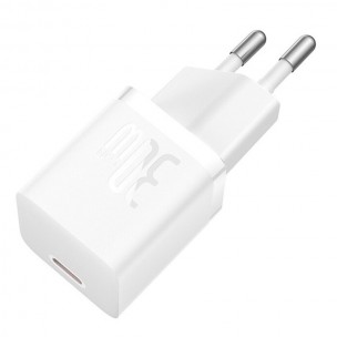 Блок живлення Baseus GaN5 Fast Charger (mini) PD30W (1USB-C) (CCGN070) White