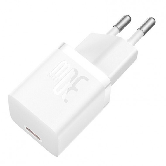 Блок питания Baseus GaN5 Fast Charger (mini) PD30W (1USB-C) (CCGN070) White