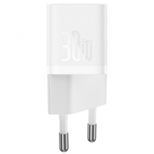 СЗУ Baseus GaN5 Fast Charger (mini) PD30W (1USB-C) (CCGN070) White - изображение 1