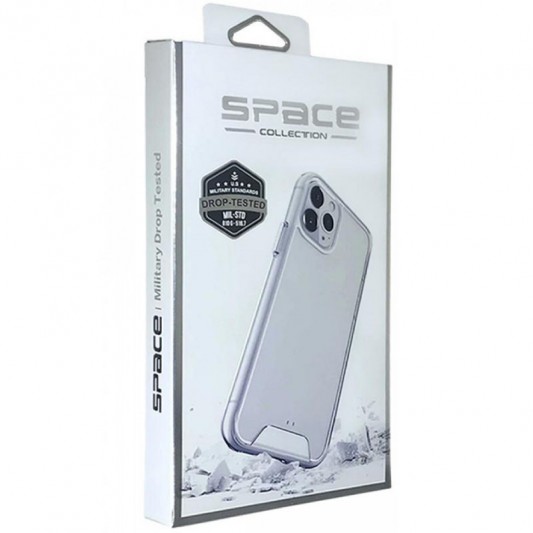 Чохол TPU Space Case transparent для Samsung Galaxy S23 FE Прозорий - зображення 3 