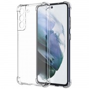 TPU чохол GETMAN Ease logo посилені кути Full Camera для Samsung Galaxy S22 Безбарвний (прозорий)