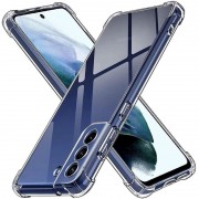 TPU чохол GETMAN Ease logo посилені кути Full Camera для Samsung Galaxy S22 Безбарвний (прозорий)