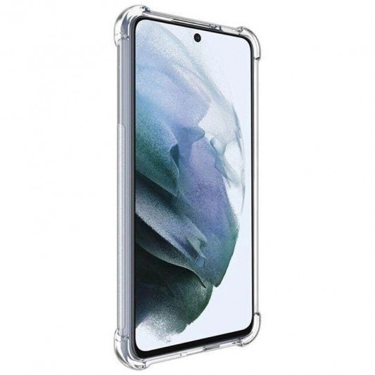 TPU чохол GETMAN Ease logo посилені кути Full Camera для Samsung Galaxy S22 Безбарвний (прозорий) - зображення 2 