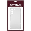 TPU чохол GETMAN Ease logo посилені кути Full Camera для Samsung Galaxy S22 Безбарвний (прозорий)