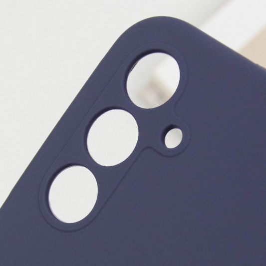 Чохол Silicone Cover Lakshmi Full Camera (AA) для Samsung Galaxy A54 5G Синій / Midnight Blue - зображення 2 