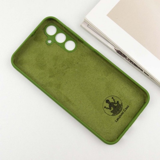 Чохол Silicone Cover Lakshmi Full Camera (AA) для Samsung Galaxy A54 5G Зелений / Dark green - зображення 3 