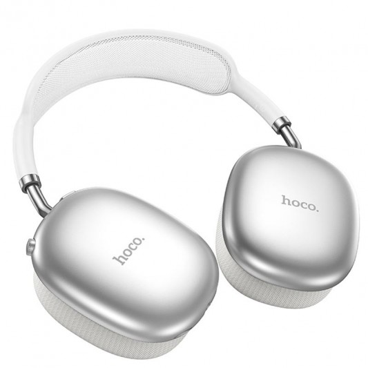 Накладные беспроводные наушники Hoco W55 Pleasing Silver - изображение 1
