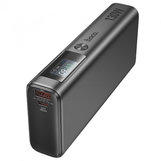 Портативное ЗУ Power Bank Hoco Q17B Electric 130W 20000 mAh Space Gray - изображение 2
